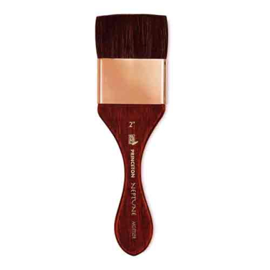 Princeton Neptune Series 4750 Synthetic Squirrel Brush – Short Handle Mottler  2"  PRN4750M200