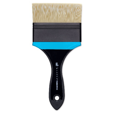 Princeton Aspen 6500 Series Brush for Oil & Acrylic - Short Handle Flat Mottler 4"
