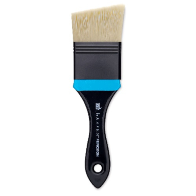 Princeton Aspen 6500 Series Brush for Oil & Acrylic - Short Handle Angular Mottler 2"