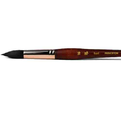 Princeton Neptune Series 4750 Synthetic Squirrel Brush – Short Handle Round 16  PRN4750R16