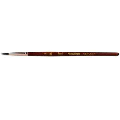 Princeton Neptune Series 4750 Synthetic Squirrel Brush – Short Handle Round 2  PRN4750R2