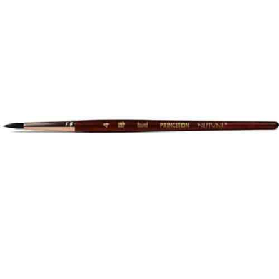 Princeton Neptune Series 4750 Synthetic Squirrel Brush – Short Handle Round 4  PRN4750R4