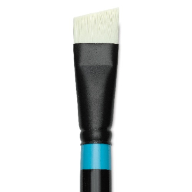 Princeton Aspen 6500 Series Brush for Oil & Acrylic - Long Handle Short Angle Bright #12