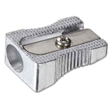 Pacific Arc Single Hole Metal Pencil Sharpener  PAML-1004
