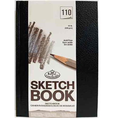 Royal & Langnickel Hardbound Sketchbook 11x14, 65lbs, 110 sheets  ROYSKT1114-401