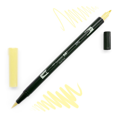 Tombow Dual Brush Pen -Lemon Cream 090