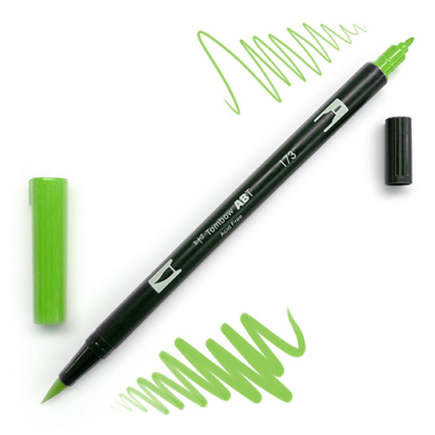 Tombow Dual Brush Pen -Willow Green 173