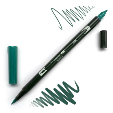 Tombow Dual Brush Pen -Sea Green 346