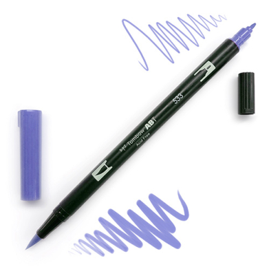 Tombow Dual Brush Pen -Peacock Blue 533
