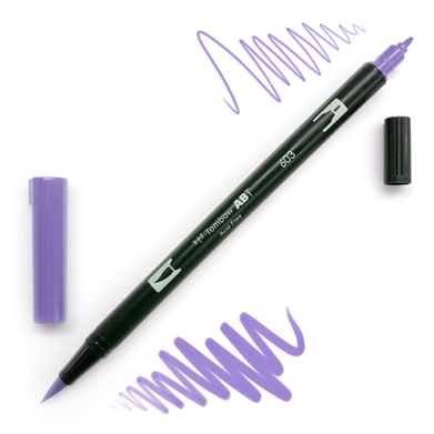 Tombow Dual Brush Pen -Periwinkle 603