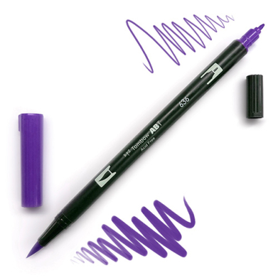 Tombow Dual Brush Pen -Imperial Purple 636