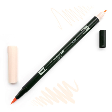 Tombow Dual Brush Pen -Light Apricot 850