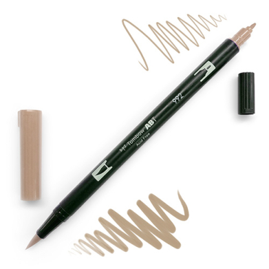 Tombow Dual Brush Pen -Sand 992