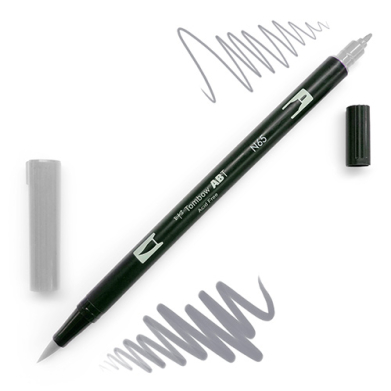 Tombow Dual Brush Pen -Cool Gray 5  N65