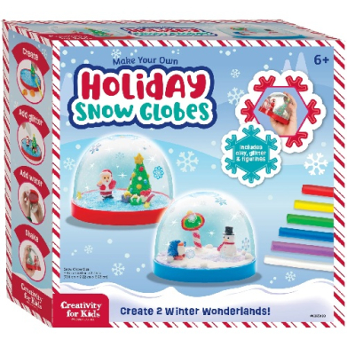 Faber Castell Creativity for Kids Make Your Own Holiday Snow Globes  6365000