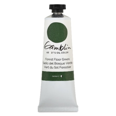 Gamblin Artists Oil Colors  (1.25oz/37ml) Forest Floor Green 1275
