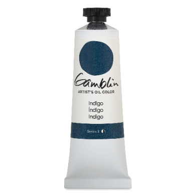 Gamblin Artists Oil Colors  (1.25oz/37ml) Indigo  1325