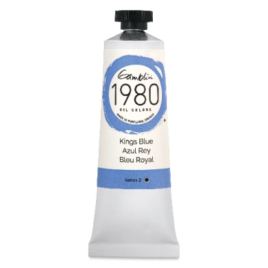 Gamblin 1980 Oil Colors  (1.25oz/37ml) Kings Blue 7370