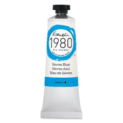 Gamblin 1980 Oil Colors  (1.25oz/37ml) Sevres Blue 7665