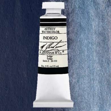 M. Graham & Co. Watercolor Paint  (0.5oz/15ml)  Indigo