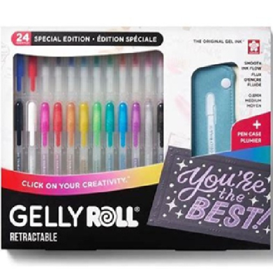 Sakura Gelly Roll Retractable 24 ct Pens - Special Edition Gift Set  54444