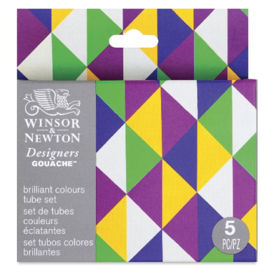 Winsor & Newton Designers Gouache Set - (5 Pack) Brilliant Colors 0690182