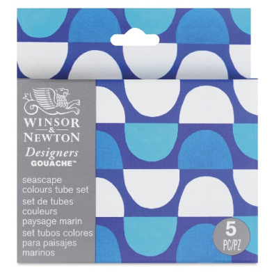 Winsor & Newton Designers Gouache Set - (5 Pack) Seascape Colors 0690184