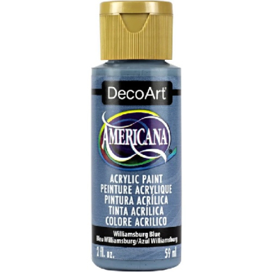 DecoArt Americana Acrylic Paint - (2oz/59ml) Williamsburg Blue