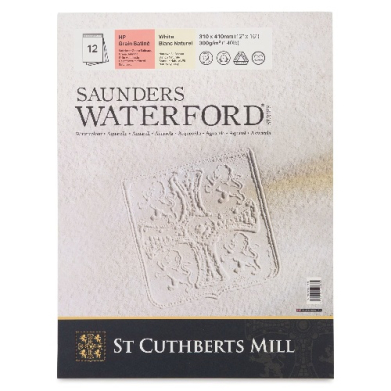 St Cuthbert's Waterford Watercolor Glue bound Pad - 12"X9" Hot Press  46230001011C