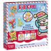 Craft kit box titled 'Big Gem Diamond Paintings' with snowman, Christmas tree and gifts; includes stickers and suncatchers for kids ages 6+.
