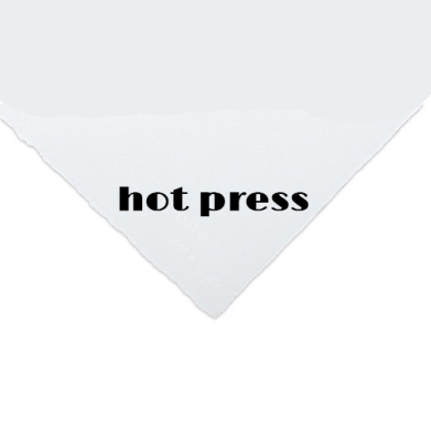 Logo reading 'hot press' on a torn white paper backdrop.