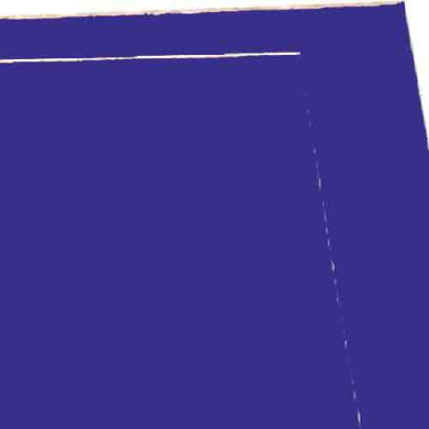 Blue abstract texture with white torn edges and a diagonal white line across the top corner.