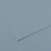 Two pale blue sheets of textured paper overlapping on a blue background with subtle shadows.