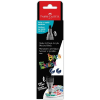 Faber-Castell Shake & Paint acrylic marker in black packaging with a red top, designed for multi-surface use (graffiti label visible).