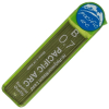 Green plastic case containing 0.7 mm pencil lead refills
