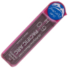Pink plastic case containing a pack of 0.9 mm pencil leads with a blue cap labeled Pacific Arc on the end.