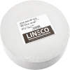 White roll of tape with a LINECO label affixed to the top surface.