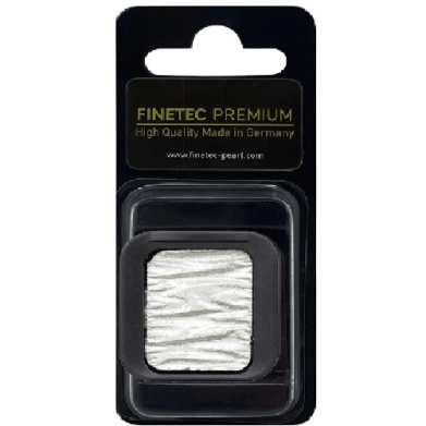Product packaging for Finetec Premium; small white coiled thread inside a black frame on a clear blister card.