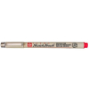 Beige brush marker pen with red cap, labeled 'Sketch Brush,' lying horizontally (drawing tool)