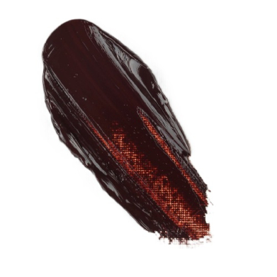 Dark red lipstick swatch on a white background