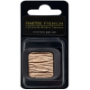 Finetec Premium pressed pigment (gold-beige) in a black plastic square case on retail packaging, with 'FINETEC PREMIUM' label visible