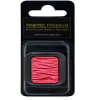 Finetec Premium pink thread spool in a black plastic case mounted on a display card, showing brand text “FINETEC PREMIUM” on top.